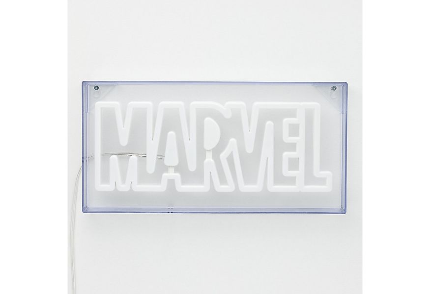 Paladone Dekolicht Marvel Logo LED Neonlicht, LED fest integriert, freisteh günstig online kaufen