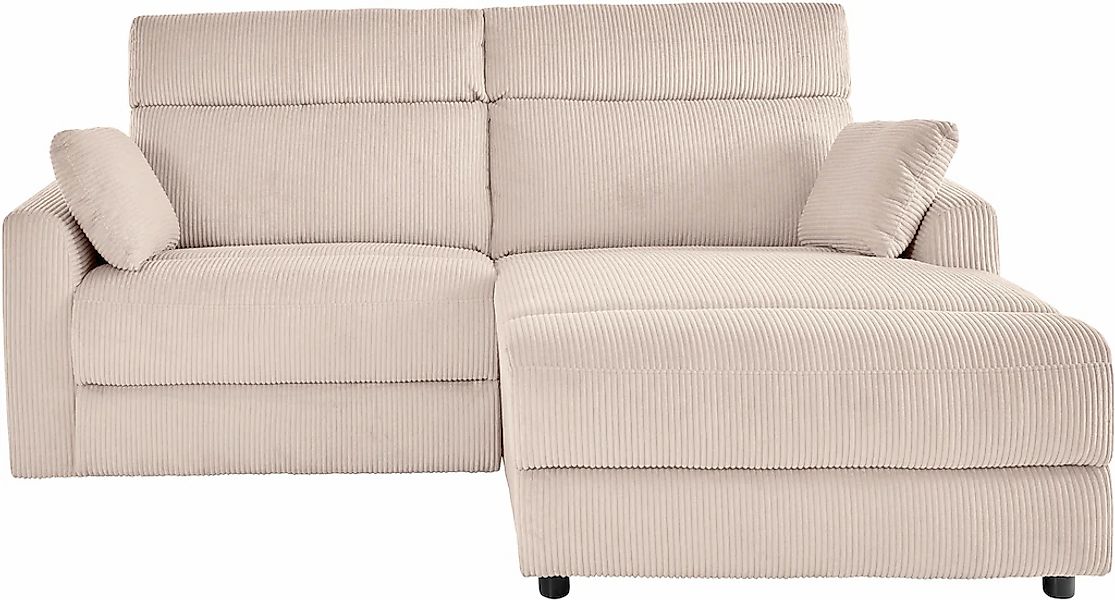 INOSIGN Ecksofa "JENNA, L-Form, 209cm, manuelle u. elektrische Funktion, mi günstig online kaufen