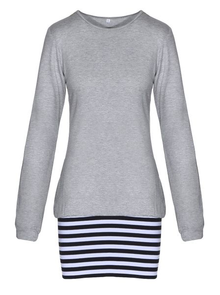 Mississhop Shirtkleid Damen Minikleid Kleid Tunika günstig online kaufen