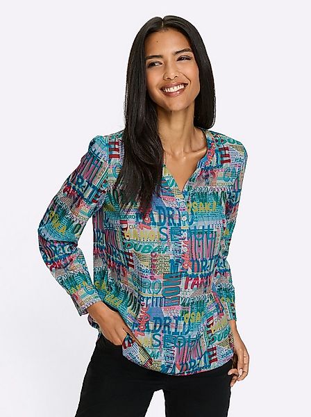 Sieh an! Klassische Bluse Langarm-Bluse Langarm günstig online kaufen