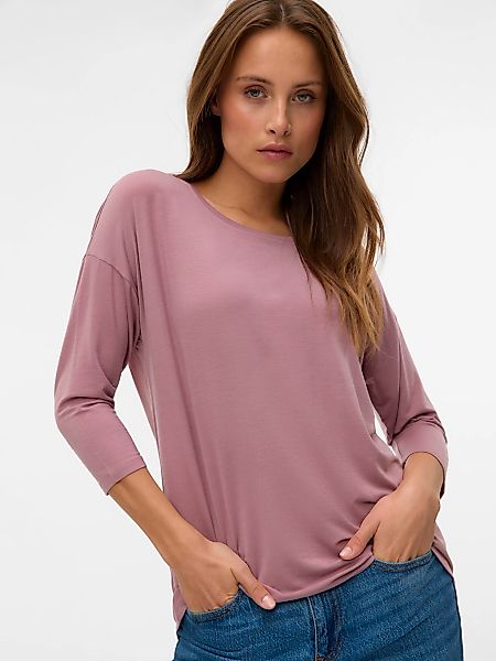 Vero Moda 3/4-Arm-Shirt "VMAVA 3/4 TOP JRS GA NOOS" Materialmix, regular fi günstig online kaufen