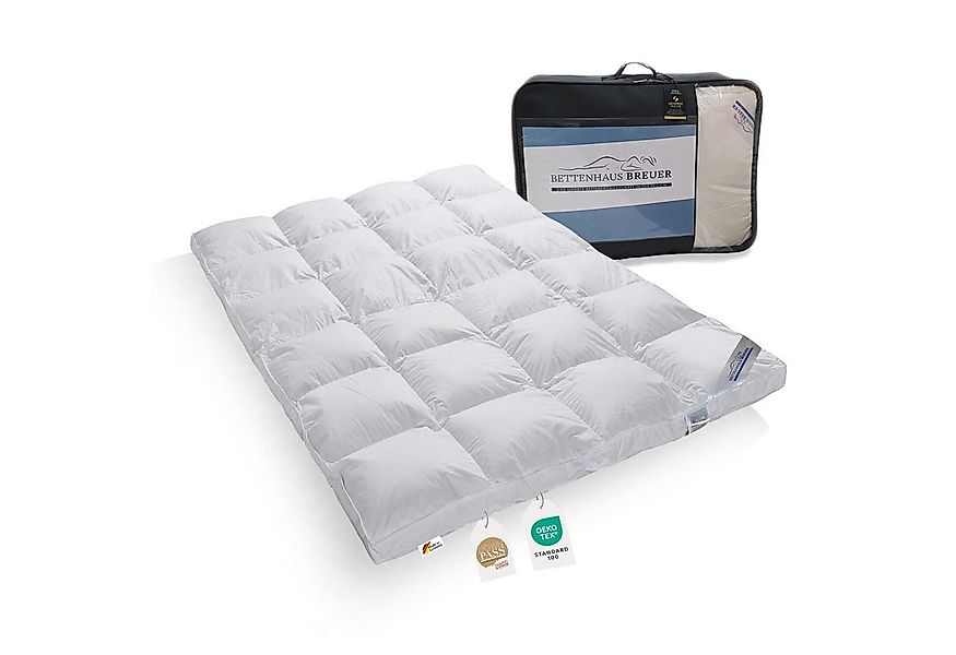 SPESSARTTRAUM Daunenbettdecke Super warme 100% Winter Hochsteg Daunendecke günstig online kaufen