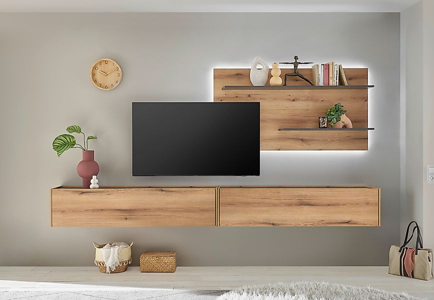 INOSIGN Wohnwand "City/Giron, moderne Anbauwand, Komplettset in vielen Farb günstig online kaufen