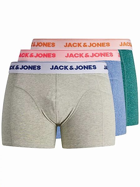 Jack & Jones Super Twist Boxer 3 Einheiten 2XL Light Grey Melange günstig online kaufen