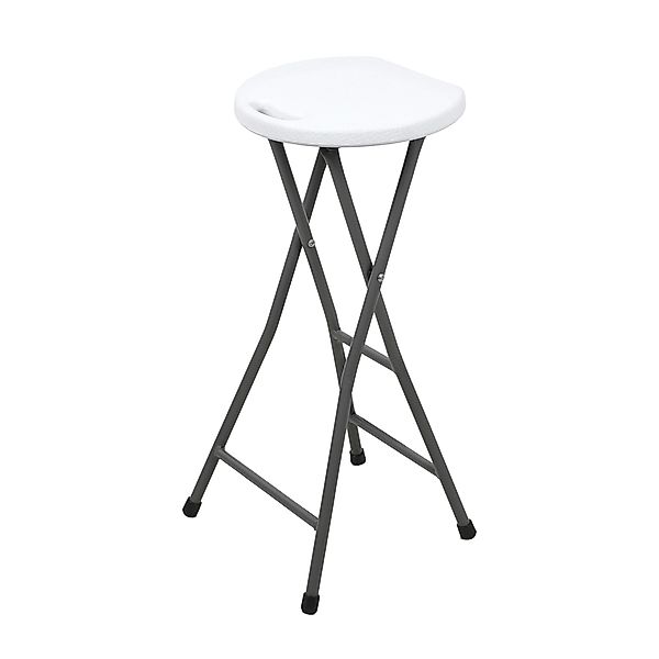 Spetebo Hocker klappbar mit Metall Gestell günstig online kaufen