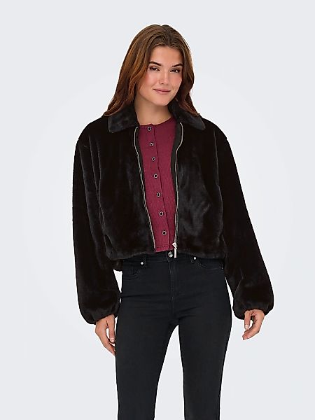 ONLY Plüschjacke "ONLDANA LIFE FAUX FUR JACKET CC OTW" ohne Kapuze günstig online kaufen