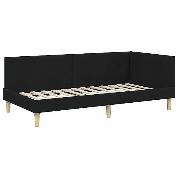 vidaXL Bett Eckbettgestell Schwarz 80 x günstig online kaufen