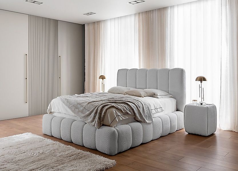 yourhouse24 Polsterbett Cande mit Bettkasten (Bettgestell mit Lattenrost), günstig online kaufen