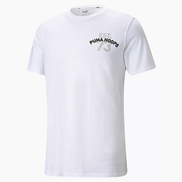 PUMA Franchise Herren Basketball-T-Shirt | Mit Aucun | Weiß | Größe: M günstig online kaufen