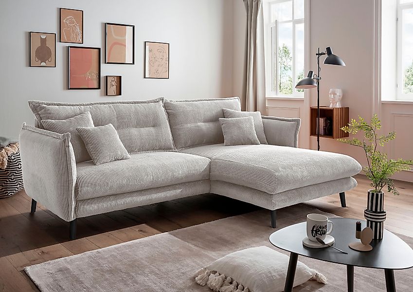 INOSIGN Ecksofa Lazio modernes Design, bequem, günstig online kaufen