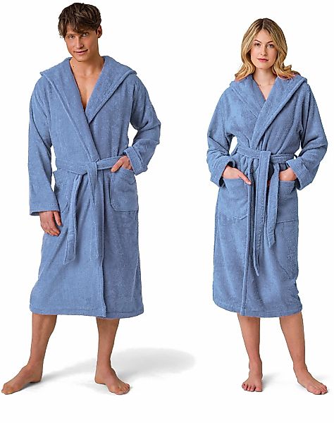 Möve Unisex-Bademantel "Superwuschel Kapuze, ideal für Sauna & Spa, Hotelba günstig online kaufen