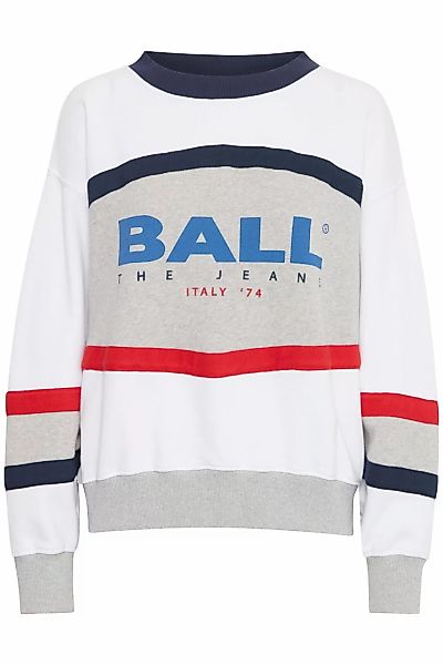 BALL Rundhalspullover BALUCA SWEAT modisches Sweatshirt mit Logo-Print günstig online kaufen