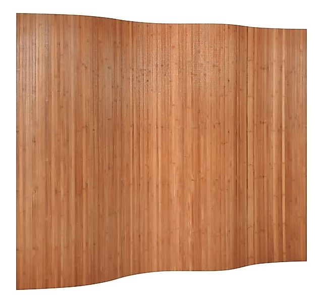 vidaXL Paravent, Raumteiler Braun 165x250 cm Bambus günstig online kaufen