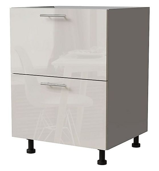 Feldmann-Wohnen Unterschrank Brerra (D2/60, 2 Schubladen - REJS Comfort Box günstig online kaufen