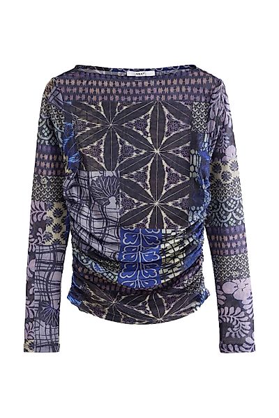 Next Langarmshirt Kew Collection gerafftes Langarmoberteil günstig online kaufen