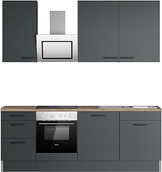 OPTIFIT Küchenzeile Fiona, Breite 230 cm, mit Hanseatic-E-Geräten in Premiu günstig online kaufen
