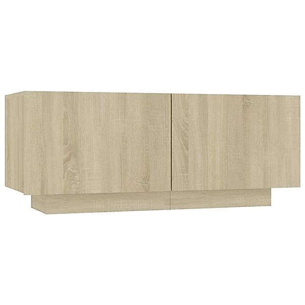 Tv-schrank Sonoma-eiche 100x35x40 Cm Spanplatte günstig online kaufen