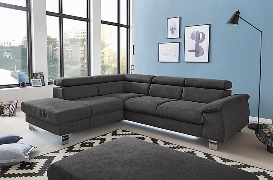 COTTA Polstergarnitur »Komaris L-Form, B: 249 bzw. 100 cm (Set: Ecksofa & H günstig online kaufen