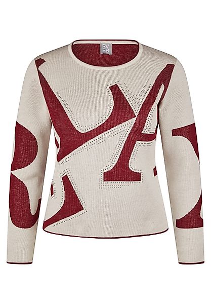 Rabe Strickpullover mit grafischem Muster günstig online kaufen