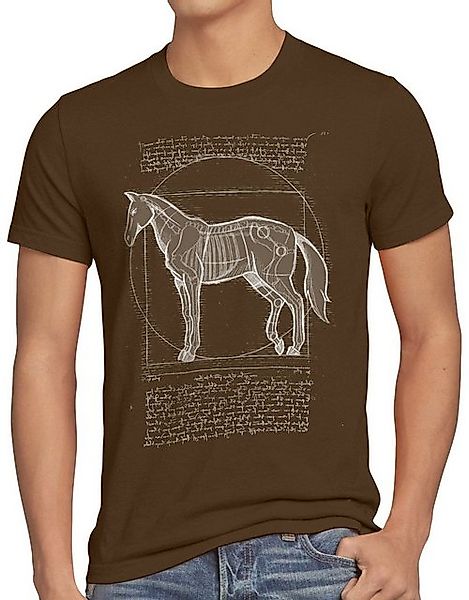 style3 T-Shirt Vitruvianisches Pferd stute hengst pony reiten reiterhof foh günstig online kaufen
