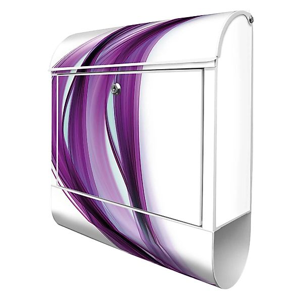 Banjado Design Briefkasten Weiß Pulverbeschichtet 39x47x14cm 2 Schlüssel Mi günstig online kaufen