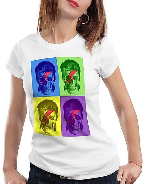 style3 T-Shirt Bowie Skull turntable Aladdin retro pop-art warhol david San günstig online kaufen