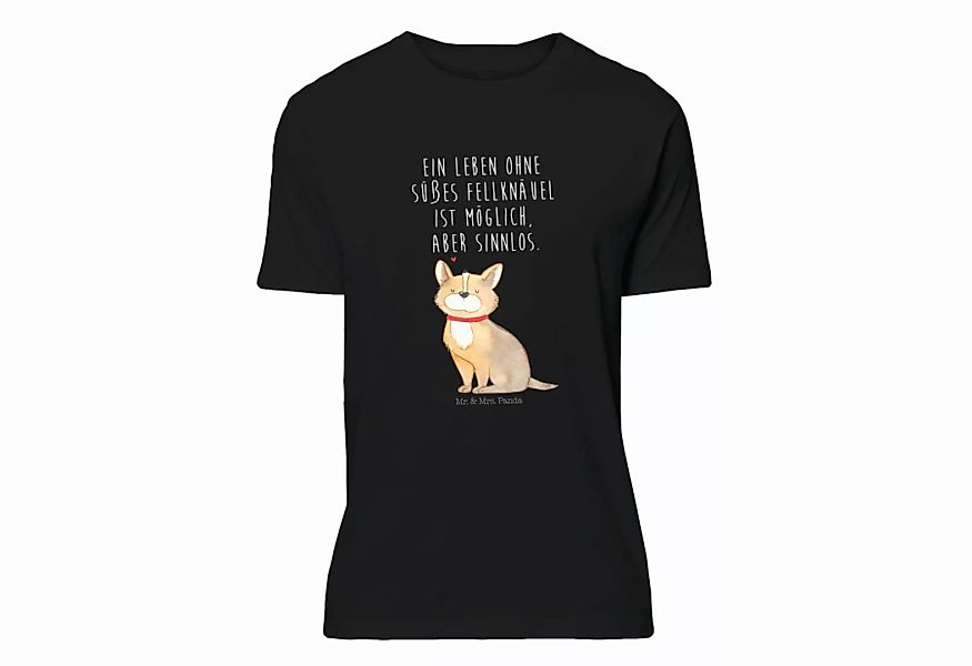 Mr. & Mrs. Panda T-Shirt Hundeglück - Schwarz - Geschenk, Hundemama, Herz, günstig online kaufen