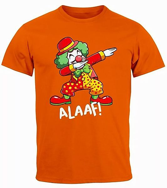 MoonWorks Print-Shirt Herren T-Shirt Fasching Karneval Dabbing Clown Kostüm günstig online kaufen