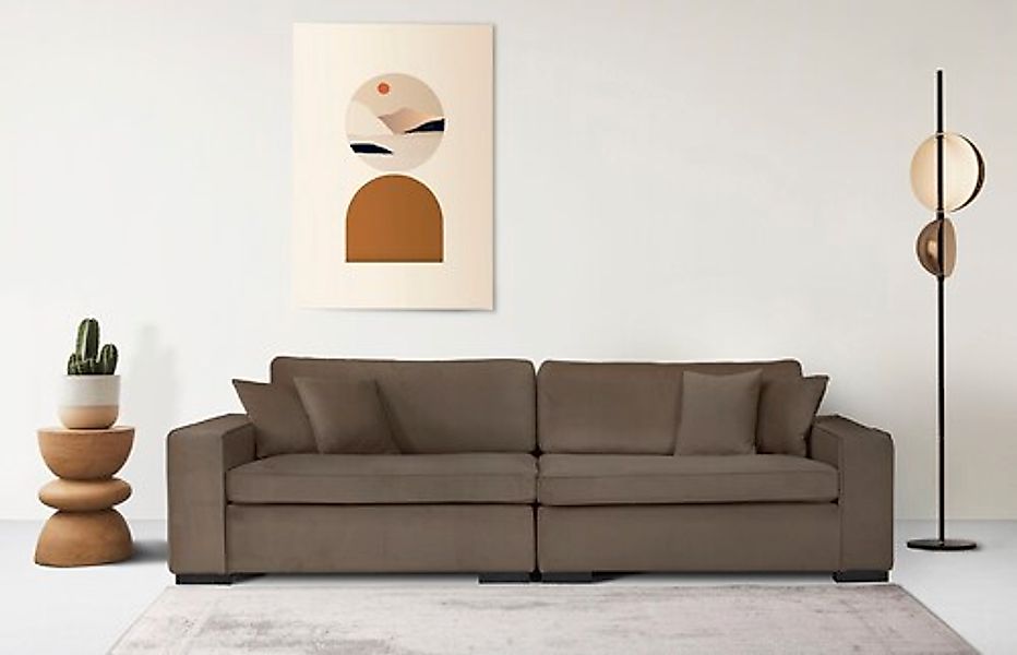 Home affaire 2-Sitzer »Skara XXL« Lounge-Sofa XXL mit Federkern-Polsterung, günstig online kaufen