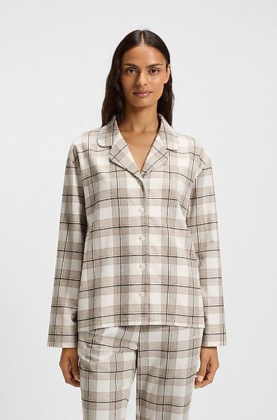 BOSS Pyjamaoberteil "Holiday", kariert, aus weichem Flanell, normale Passfo günstig online kaufen