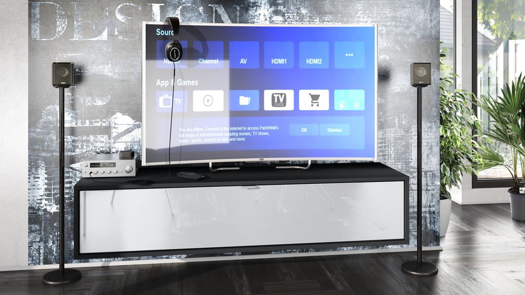 Vladon Lowboard Lana 1400 (TV-Kommode, mit günstig online kaufen