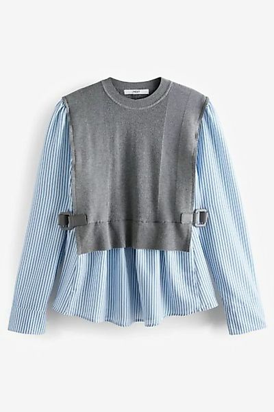 Next 2-in-1-Pullover Strickpullover im Lagenlook (1-tlg) günstig online kaufen