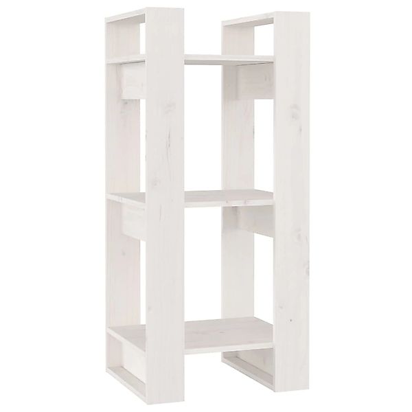 vidaXL Bücherregal Bücherregal/Raumteiler Weiß 41x35x91 cm günstig online kaufen