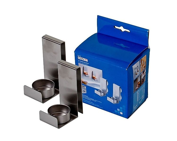 CON:P Kerzenhalter 2x Teelichthalter Saugnäpfe Teelicht Wandleuchter Badezi günstig online kaufen