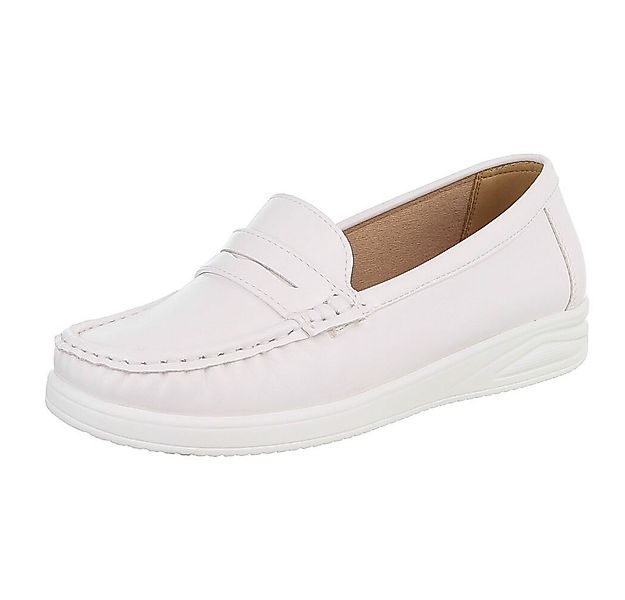 Ital-Design Elegante Damen Mokassins mit optimalem Tragekomfort Slipper (91 günstig online kaufen