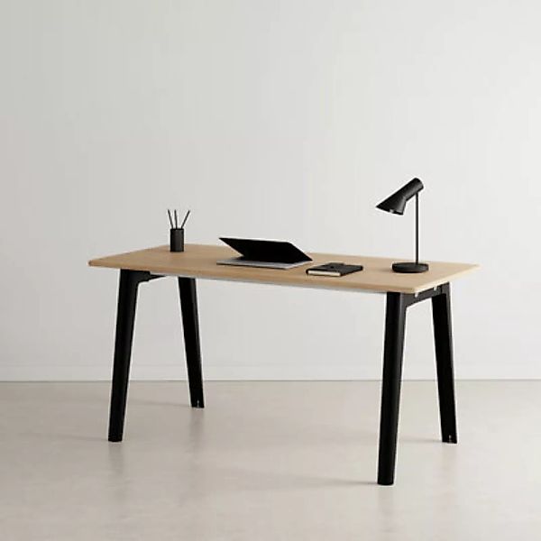 Schreibtisch New Modern holz schwarz / 150 x 70 cm - Öko-zertifizierte Eich günstig online kaufen