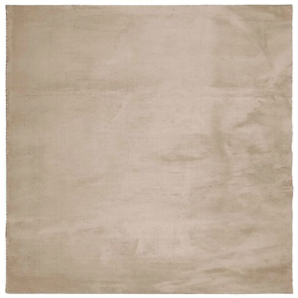 vidaXL Teppich Huarte Kurzflor Weich Und Waschbar Sandfarben 160x160cm 1935 günstig online kaufen