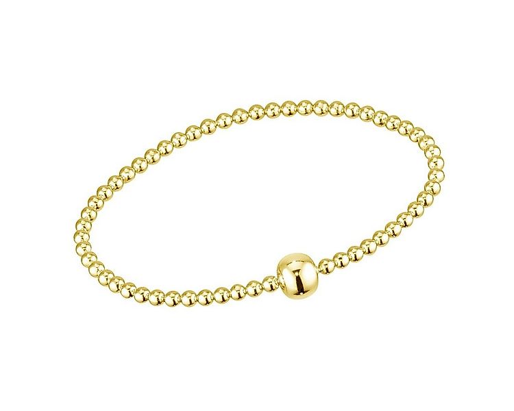 Materia Armband Damen Kugeln Stretcharmband Gold SA-94, Sterlingsilber, ver günstig online kaufen