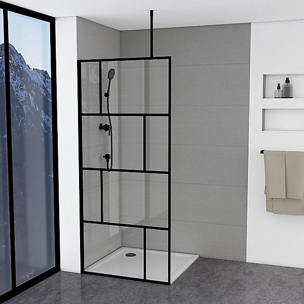 Marwell Walk-in-Dusche Bricks, Einscheibensicherheitsglas, (2 tlg), günstig online kaufen