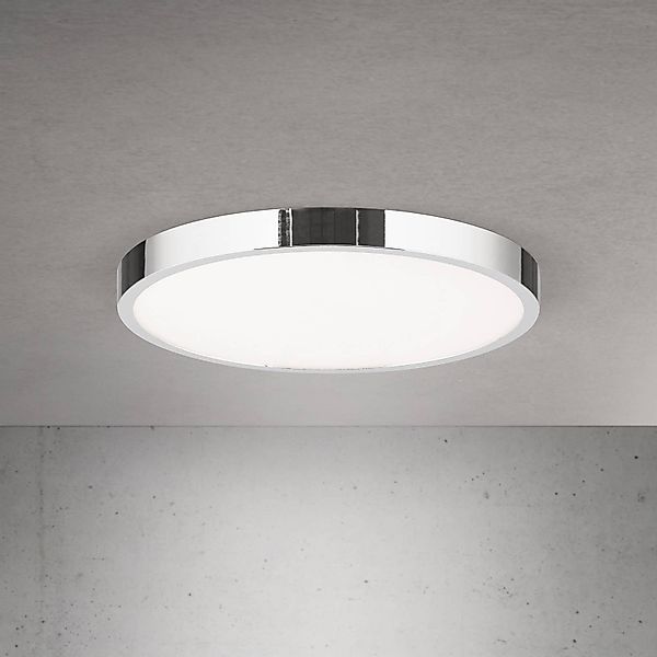 LED-Deckenlampe Disc, chromfarben, Ø 28 cm, CCT, Metall günstig online kaufen