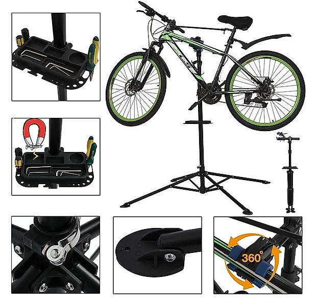 Melko Fahrrad-Montageständer Montageständer Fahrrad Reparaturwerkstatt 360° günstig online kaufen