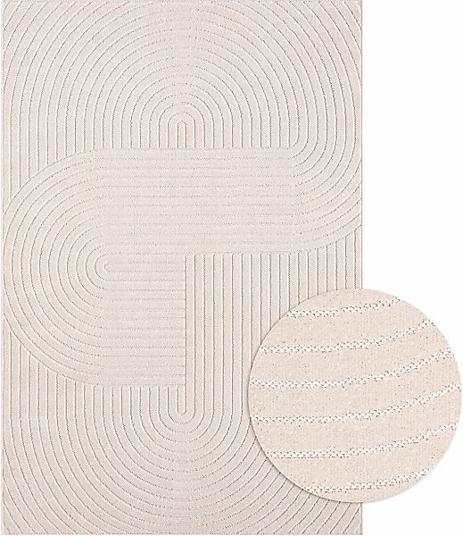 my home Teppich Lorent, rechteckig, Höhe: günstig online kaufen