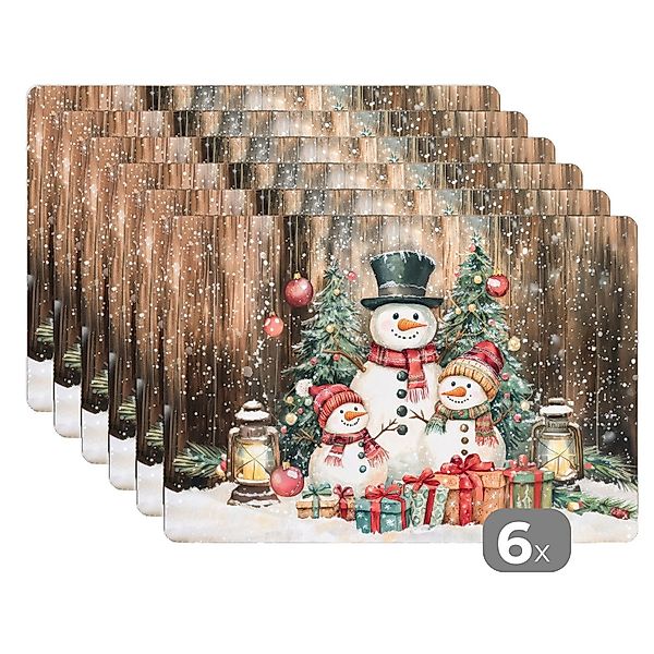 MuchoWow Platzset Schneemann - Familie - günstig online kaufen