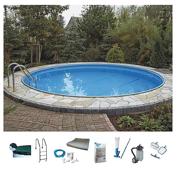 KONIFERA Rundpool "Bahamas II" verschiedene Größen, für den Volleinbau günstig online kaufen