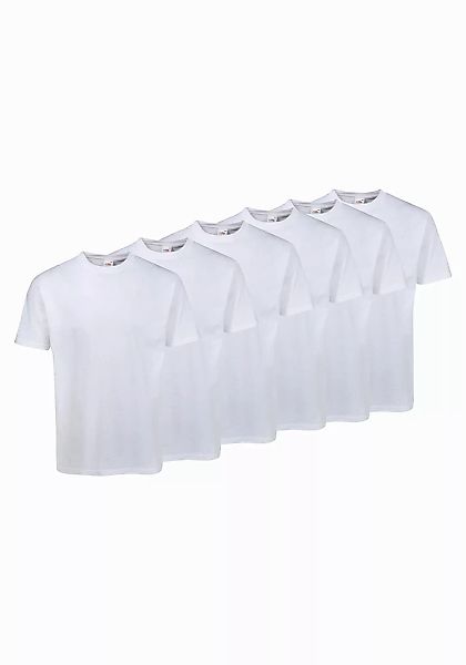 Fruit of the Loom T-Shirt, sechs Stück in unterschiedlicher Farbkomination günstig online kaufen