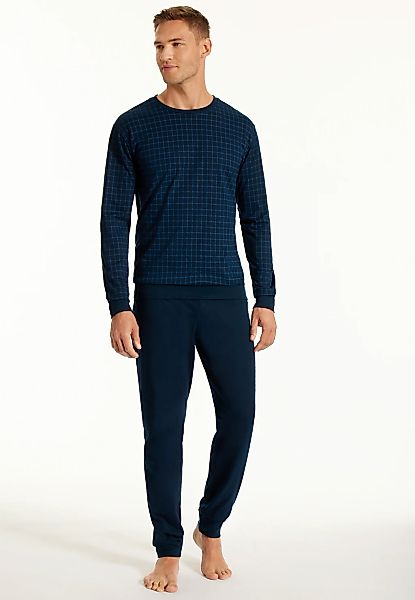 uncover by SCHIESSER Schlafanzug "Uncover Nightwear" 2 Langarm, Rundhals-Au günstig online kaufen