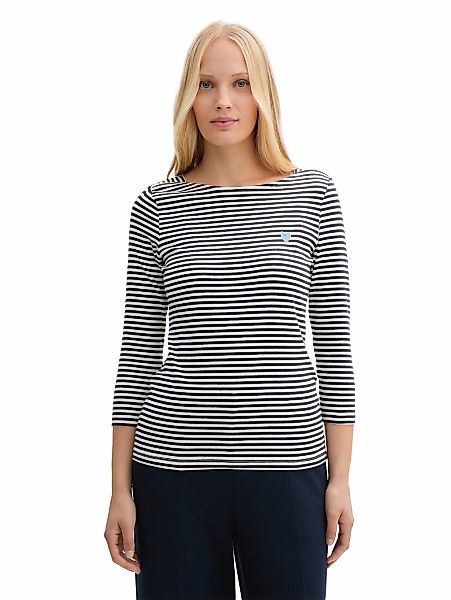 TOM TAILOR Langarmshirt mit Herz Print günstig online kaufen