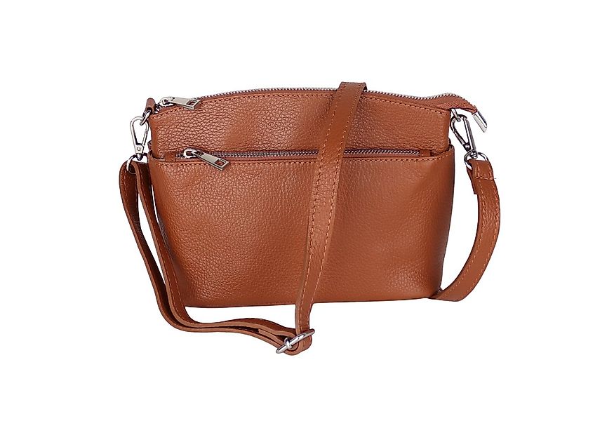 MIRROSI Umhängetasche Damen, Echtleder, Leder, Made in Italy, 25x17x10cm Kl günstig online kaufen