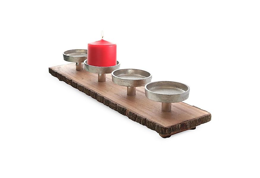 Spetebo Adventsleuchter Advents Mango Kerzenhalter - 48 cm x 12 cm - (Stück günstig online kaufen