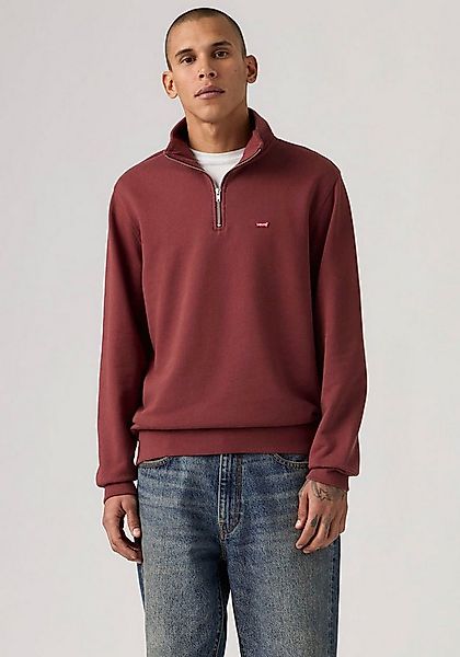 Levi's® Sweatshirt ORIGINAL HM 1/4 ZIP mit Troyer-Kragen und Logo-Stickerei günstig online kaufen